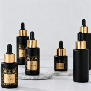 Botellas <span class=keywords><strong>de</strong></span> Vidrio Esmerilado para Aceites Esenciales Cosméticos al por Mayor, <span class=keywords><strong>de</strong></span> 20ml a 80ml, con Goteros <span class=keywords><strong>de</strong></span> Rosca para Sueros para el Cuidado <span class=keywords><strong>de</strong></span> la Piel - Product Image 2