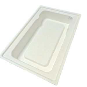 Tùy Chỉnh Phân Hủy Sinh Học Thân Thiện Với Môi Mía Giấy Bột Giấy Đúc Bao Bì Khay Cho Máy Ảnh Điện Tử Xi Lanh Hình Dạng Tùy Chỉnh Màu Sắc - Product Image 1