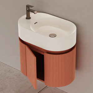 Évier monobloc en résine sans soudure, lavabo moderne et élégant pour l'approvisionnement par contrat - Product Image 3