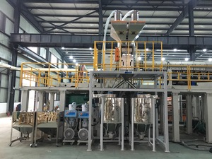 Automatic PLC-Controlled Plastics Resin &amp; Additives Gravimetric Blender Doser with 600kg/h Capacity <strong>Ribbon</strong> <strong>Mixer</strong> - Product Image 5