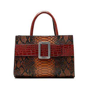 New Luxury Designer Women <b>Handbag</b> Pu Leather Evening Clutch Bags Alligator Pattern Tote Bags for Ladies - Product Image 1