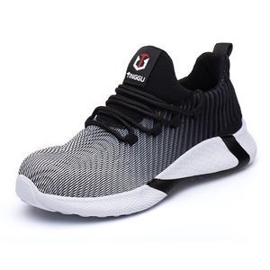 Sepatu Keselamatan Kerja Pria Musim Panas, Anti-Hantam dan Anti-Tusuk, Buatan Pabrik, Desain Khusus, Bernapas - Product Image 2