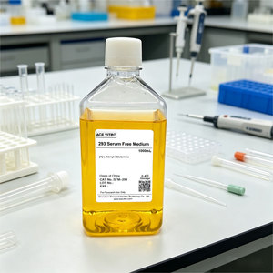 Medio de Cultivo Celular ACE <span class=keywords><strong>Vitro</strong></span> 293 Sin Suero, Estándar GMP, HEK293, Reactivos de Laboratorio Industriales OEM ODM, 1000ML, Garantía de 5 Años - Product Image 1