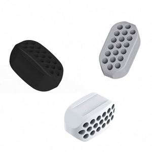 Ejercitador de Mandíbula de Silicona Personalizado y Moderno - Entrenador de Mandíbula de Forma Libre con Patrón Geométrico para Hombres y Mujeres, Compacto y para Fitness - Product Image 1