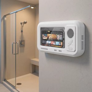 Soporte de Teléfono para Baño, Impermeable, de Plástico, Montado en la Pared, con Pantalla Táctil, para Ducha, Bañera, Cocina, Uso con Manos Libres - Product Image 2