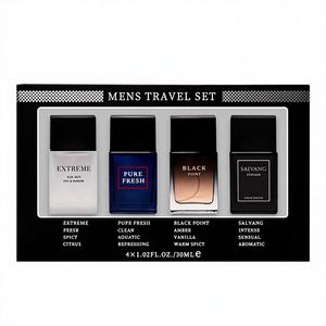 Set de Regalo de 4 Piezas de Agua de Colonia para Hombre, Larga Duración, 4 Aromas, para Fiestas, Citas, Uso Diario, Mini Fragancias de Viaje de 1.02 - Product Image 1