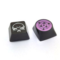 Factory Custom Made Design Machining Solid Metal Zinc Alloy Keycaps for Mechanical Keyboard