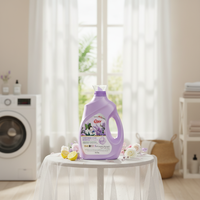 Covy 2kg Pewangi Lavender Alami 5 in 1 Deterjen Pakaian, Aroma Segar Tahan Lama Penghilang Noda Membandel Perlindungan Warna Lembut