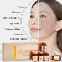 Sérum Éclaircissant Anti-Pigmentation OEM, Traitement Efficace du Mélasma et de l'Hyperpigmentation, au Glutathion, pour l'Élimination des Taches Cutanées, Soin du Visage