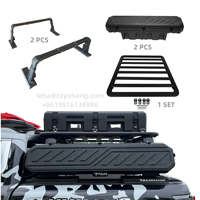 Barre de ramassage universelle avec boîtes de pêche latérales Boîte de rangement latérale Support de lit de camion universel pour Tacoma Tundra F-150 Silverado