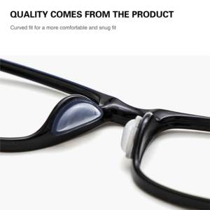 Almohadillas nasales antideslizantes en forma <span class=keywords><strong>de</strong></span> media luna <span class=keywords><strong>para</strong></span> <span class=keywords><strong>gafas</strong></span> <span class=keywords><strong>de</strong></span> sol, adhesivo <span class=keywords><strong>de</strong></span> silicona <span class=keywords><strong>para</strong></span> reducir la presión, piezas <span class=keywords><strong>para</strong></span> <span class=keywords><strong>gafas</strong></span> que aumentan la altura - Product Image 4