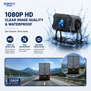 SIBOYI Monitor IPS de 7 Pulgadas 1080P, Sistema de Cámara de Reversa Impermeable para Camión/Caravana/Remolque con Visión Trasera - Product Image 4