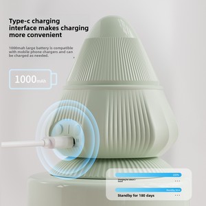 Rodillo de Masaje Eléctrico de 3 Velocidades para Tejido Profundo, Montado en la Pared, con Terapia de Calor, Recargable por USB e Impermeable - Product Image 6