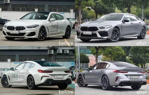 <span class=keywords><strong>Serie</strong></span> <span class=keywords><strong>8</strong></span> <span class=keywords><strong>Gran</strong></span> Coupe G16 aggiornamento a M8 Style Body Kit auto 840 850 convertire in M8 griglia paraurti anteriore diffusore posteriore - Product Image 6