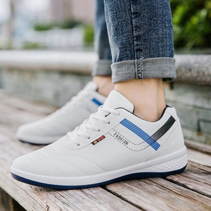 Cheap <strong>Shoes</strong> Lace up Breathable Casual <strong>White</strong> Sport Men <strong>Gym</strong> Skateboard <strong>Shoes</strong> - Product Image 2