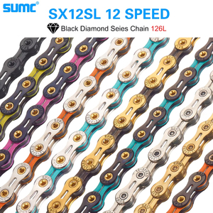 <span class=keywords><strong>Cadena</strong></span> de Bicicleta SUMC de 12 Velocidades, Color Diamante, <span class=keywords><strong>Cadena</strong></span> para Bicicleta de Montaña <span class=keywords><strong>MTB</strong></span>, Ultraligera y Duradera, <span class=keywords><strong>Cadena</strong></span> de 12 Velocidades con Eslabón Faltante <span class=keywords><strong>12V</strong></span> - Product Image 2