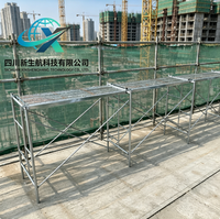 Andamio Industrial de Alta Gama Resistente a la Corrosión, Estructura de Acero Galvanizado para Obras de Construcción, Hoteles y Talleres