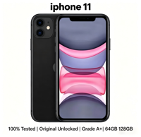 iPhone 11 Usado Original, Clasificación A+, Desbloqueado Globalmente, 64GB/128GB, Todos los Colores, Venta al Por Mayor para Empresas