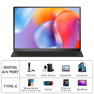 BSCI Factory 15 ''1920*1080 HDR type-c USB Mini-port AV numérique moniteur Portable multi-interface pour iPad ordinateur portable partage de réunion - Product Image 5