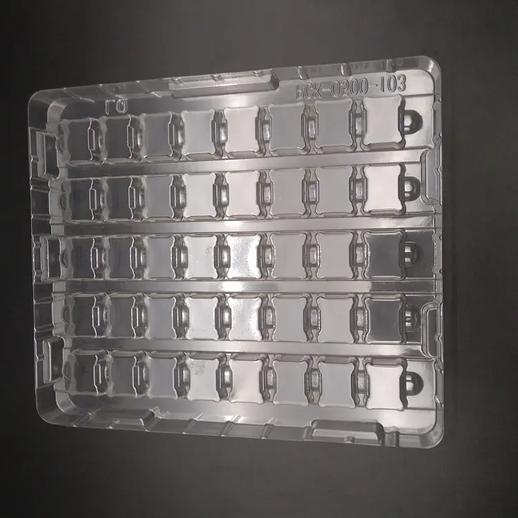 Fabriek Aangepaste Elektronische Componenten Ic Chips Pvc Blisterbak Plastic Verpakking
