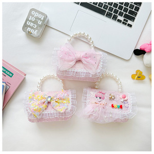Borsa a tracolla a forma di bambina in stile principessa per bambine borsa a tracolla con paillettes per bambini - Product Image 5