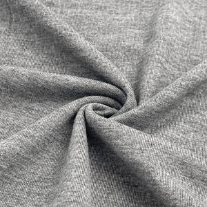 Tela de rayón de alta calidad 95% Viscosa 5% Spandex Jersey Knit Plain Dyed T-Shirts para niños Rib Style - Product Image 3