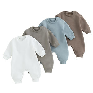 Custom <strong>Fleece</strong> <strong>Baby</strong> Rompers Wholesale Toddler <strong>Sleepsuit</strong> <strong>Baby</strong> Winter <strong>Fleece</strong> Romper Organic Cotton Romper Infant Jumpsuit Teddy - Product Image 1
