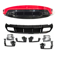 Diffuseur arrière W176 pour Mercedes Benz A45 style A CLASS W176 diffuseur arrière noir 2013 2015 2016 2018