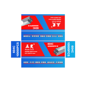 Agrafes pour machine <span class=keywords><strong>à</strong></span> attacher les plantes 604C, clips métalliques galvanisés durables pour le soutien des vignes, des tomates et des raisins - Product Image 4