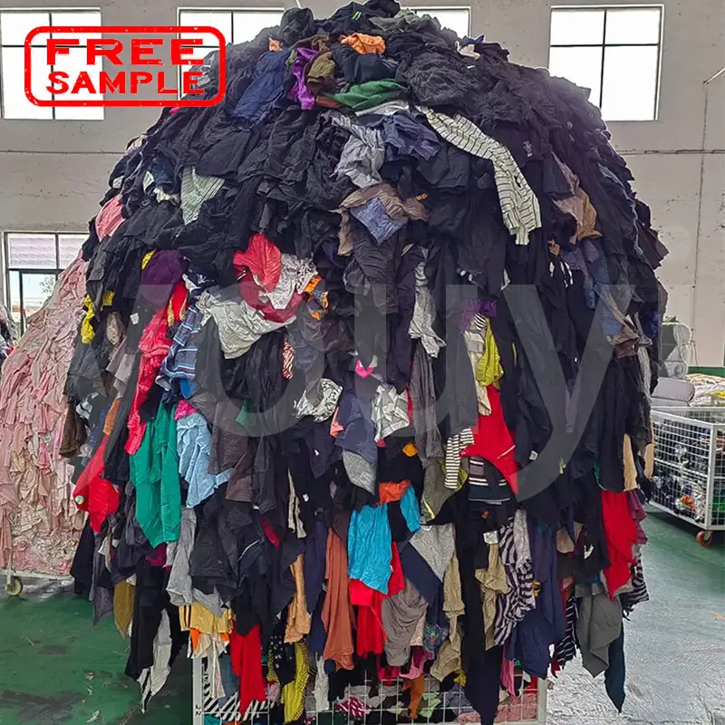 Used Clothes Industrial Cotton Cleaning Wiping Rags T Shirt Used Cotton Rags Industrial