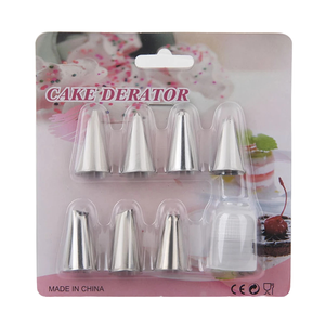 Thép không gỉ bánh trang trí tip thiết lập các loại khác nhau của <span class=keywords><strong>Icing</strong></span> Baking đường ống vòi phun bánh công cụ - Product Image 5
