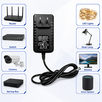 Fuente de Alimentación OEM Personalizada de 5V 2A 2000mA 10W, Adaptador de CA/CC con Enchufes Multinacionales Personalizados para EE. UU., UE, Reino Unido y Australia, para Cámaras de CCTV y Monitores