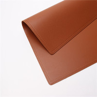Sous-plat en cuir PU avec Logo personnalisé, thermo-isolant, napperon de luxe, pour Table à manger, Restaurant, 2021 pièces, Super chaud