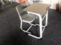 Table de collège moderne mobilier de salle de classe chaise d'école et ensemble de bureau en bois pour étudiants universitaires adultes
