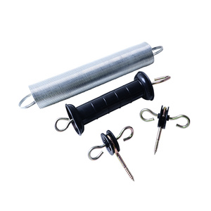 Kit de poignée de portail à <span class=keywords><strong>ressort</strong></span> pour clôture électrique galvanisée HPSFENCE, ensemble de portails extensibles pour clôture de pâturage agricole pour bovins et chevaux - Product Image 3