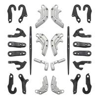 Supports de cadre de vélo sur mesure de haute précision forgés à chaud, usinage CNC, logo couleur personnalisé anodisé, service complet CE ROHS