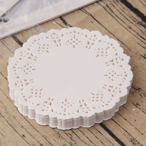 100pcs Trắng Vòng ren Coaster placemat giấy ren bánh mat doilies món quà cưới đóng gói cho sinh nhật Giáng sinh bảng DIY trang trí nội thất - Product Image 6