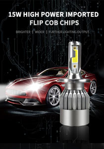 ไฟหน้ารถยนต์ C6 กำลังสูง 36w 3800lm หลอดไฟ LED H1 H3 H4 H7 H11 รุ่น 9005 9006 C6 หลอดไฟหน้ารถยนต์ LED H4 H13 9004 9007 - Product Image 2