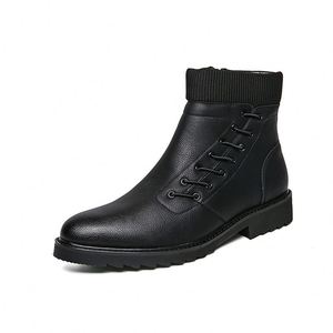Botas Casuales Negras de Caña Alta para Hombre, Botas de Nieve, Zapatillas Deportivas para Hombre - Product Image 3