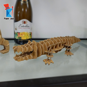 <span class=keywords><strong>Prix</strong></span> d'usine, <span class=keywords><strong>puzzle</strong></span> en forme de crocodile <span class=keywords><strong>3D</strong></span> personnalisé pour des activités promotionnelles ou éducatives, bricolage pour enfants ou adultes - Product Image 6