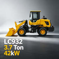 4-Tonnen-42KW-Radlader mit Stabiler Leistung, 4WD-Frontlader für Kommunale Baustellen und Landwirtschaftliche Materialhandhabung