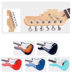 Guitarra eléctrica de madera de platina, guitarra eléctrica de varios colores - Product Image 3