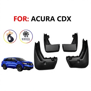 Garde-boue en plastique noir pour Acura CdX 2016-2024, déflecteurs de pneus pour Gac CdX Sport Edition, accessoires de voiture - Product Image 4