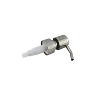 Pompe distributrice vide personnalisée en acier inoxydable 304 brossé et poli pour flacon cosmétique, savon ou lotion