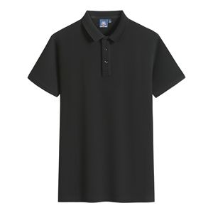 Maglietta da <span class=keywords><strong>Uomo</strong></span> a Collo Alto in Poliestere e <span class=keywords><strong>Cotone</strong></span>, Manica Corta, Alta Qualità, Lavorazione a Maglia, Stile Smart Casual, Ecologica, Asciugatura Rapida, per Attività all'Aperto - Product Image 6