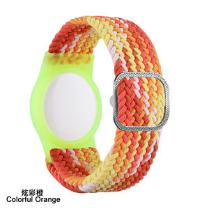<span class=keywords><strong>Bracelet</strong></span> élastique tressé en nylon pour enfants à prix avantageux pour <span class=keywords><strong>Apple</strong></span> Airtag, <span class=keywords><strong>bracelet</strong></span> de montre pour enfants, étui pour Airtag, bracelets - Product Image 4