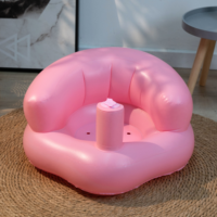 Personnalisation OEM/ODM, siège d'apprentissage pour bébé en PVC épaissi, chaise portable pour tout-petit, canapé d'apprentissage