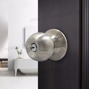 Serratura Cilindrica Cilindrica in acciaio inossidabile con pomello tondo cerchiarezza Cilindrica de <span class=keywords><strong>pomo</strong></span> 587ABET, serratura per porta di entrata OEM Ecuador Hyland - Product Image 5