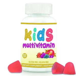 子供用マルチビタミンチュアブルタブレットキッズヘルスケアサプリメント子供向けの完全なマルチビタミン免疫サポート