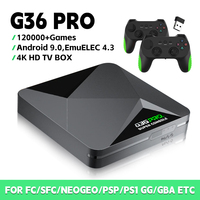 Nouvelle Console de Jeu Domestique G36 Pro 4K Double Système, Boîtier TV Android 11 Quad Core avec 256 Go de Jeux Rétro Intégrés (120000+ Jeux)